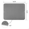 16x12inch Silicone Dish Drying Mat Large & Flexible BPA