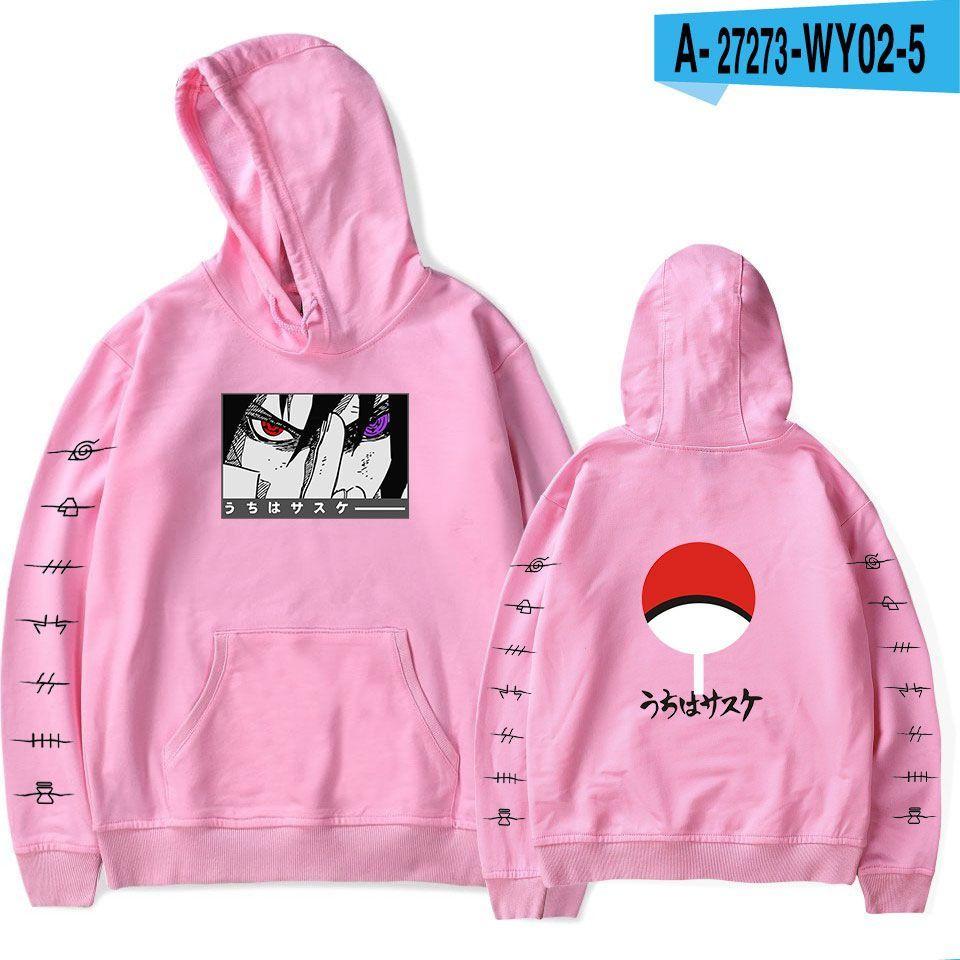 Japanese Anime Naruto Hoodies Men Kawaii Harajuku Manga Graphic Uchiha Itachi Sasuke Printed Streetwear Sweatshirts Unisex Pullovers Tops