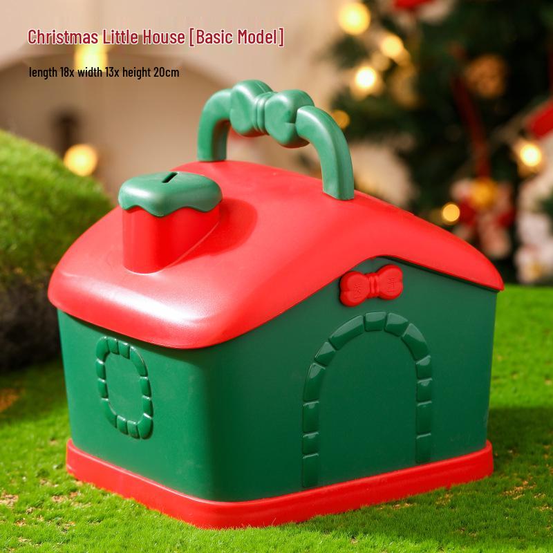 Christmas Eve Apple Gift Box - Creative Little House Candy Packaging for Kids