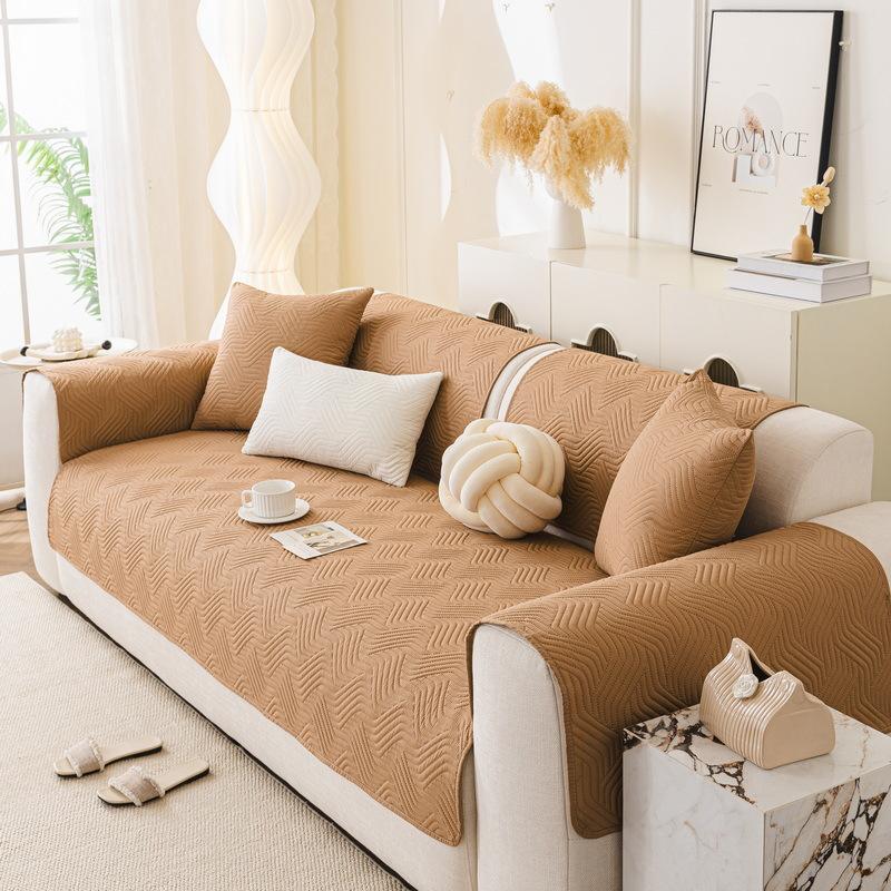

1Pc Non Hair Repellent Sofa Cover Non-Slip Dust-proof Sofa Towel Four Seasons Universal Corner Couch Slipcover for Living Room A 70x70cm 1pc