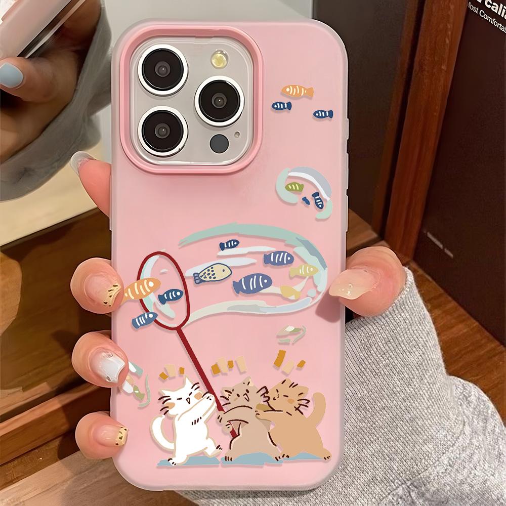 Bemalte Handyhülle für iPhone 15 11 13 14 für 15 16 Pro Max 12 13 16 Pro Niedlich Fasion Lustig Lanyard Handyhülle Neueste Top-Selling-Empfehlungen