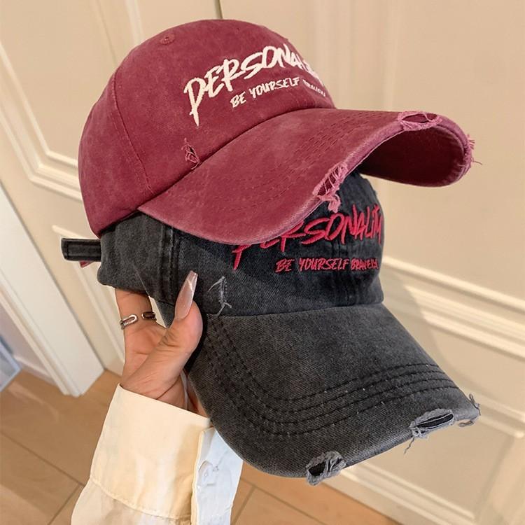 Embroidery Letter Personalitu Classic Cap Protection Breathable Material Cotton