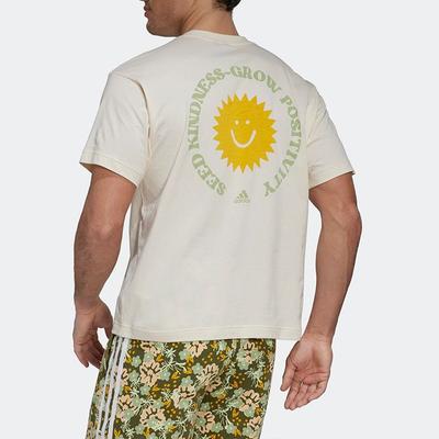 T Shirts Men's White Crew Neck Moderate Straight Fit HR4315