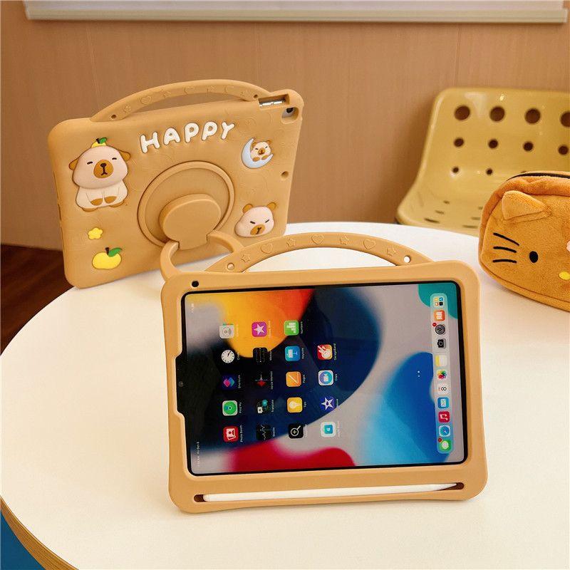 Kids Case for iPad Pro 11 10th pro 10.5 9.7 Air 11 5 4 3 2 1  Kapybara Cover for 10.2 9th 8th 7th 6th 5th 9.7 mini 7 6 5 4 3 2 1