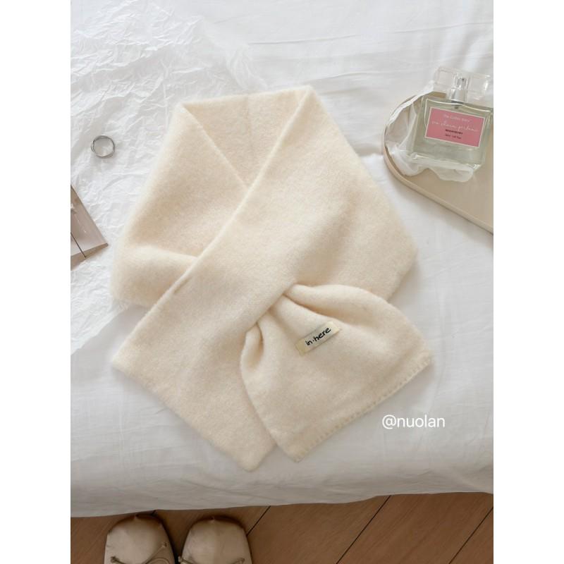 Womens Wool Blend Knit Infinity Scarf Winter Warm Soft Neck Wrap Cross Style
