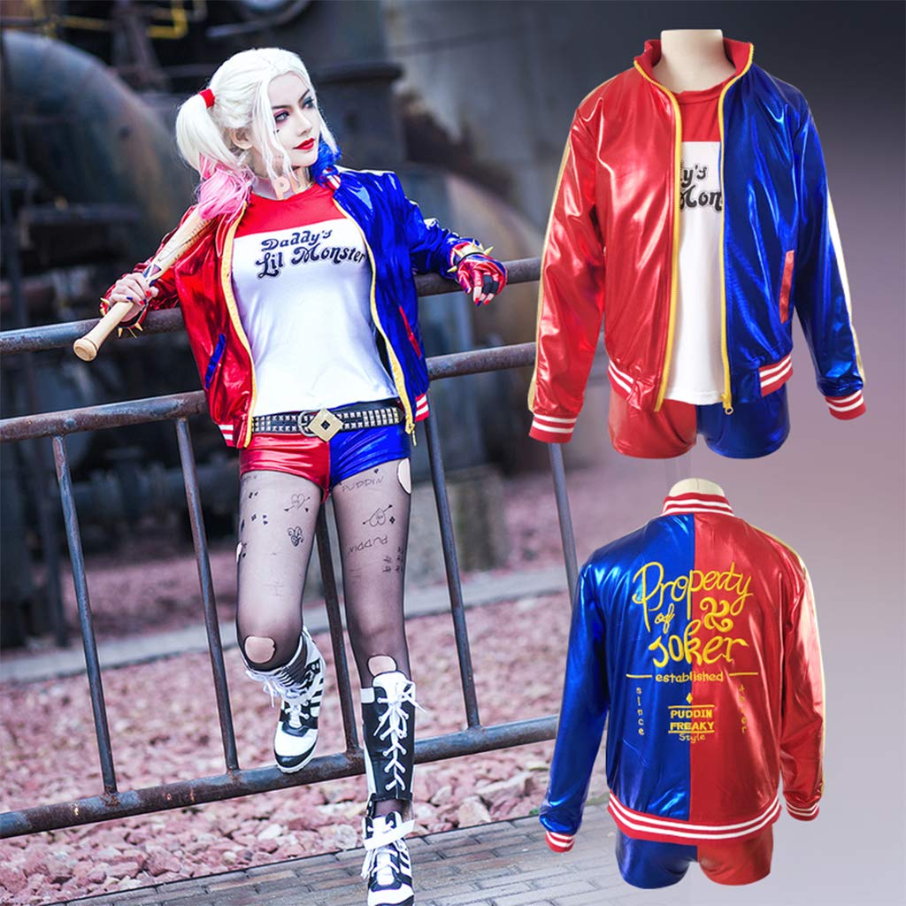 [Tumao] Harley Quinn Cosplay Joker Cosplay Costume Props Cosplay Event Disguise Costume Gift Performance Outfit Festival Costume Stage Costume Cosplay