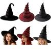 Gefalteter Lolita Hexenhut Großer Rand Damen Zaubererhut Party Kopfschmuck Halloween Hut Damen