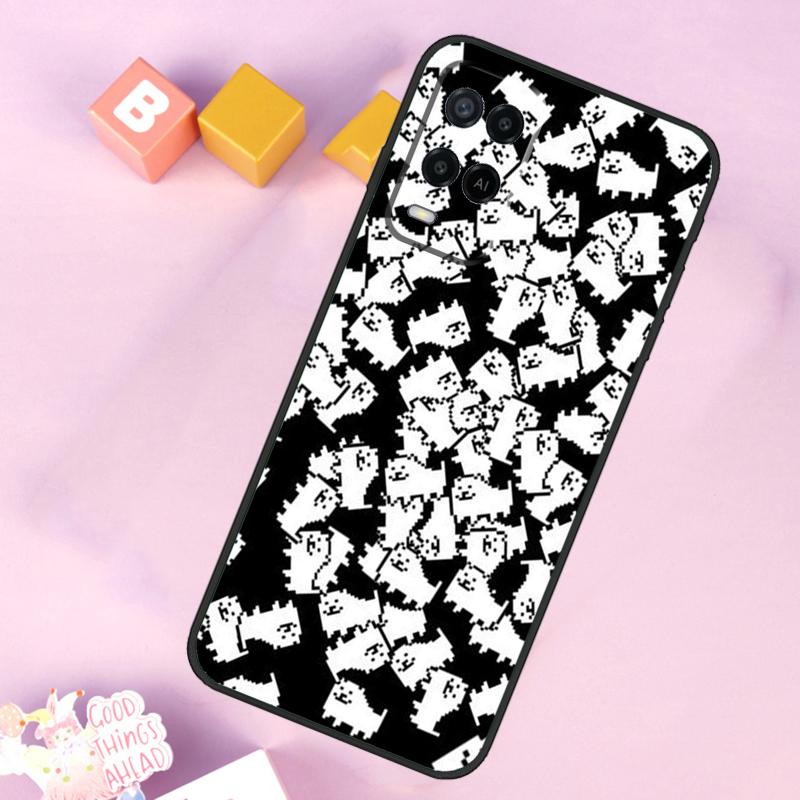Undertale Annoying Dog For OPPO A17 A16 A15 A98 A78 A58 A54 A74 A94 A53S A57S A52 A72 A77 A5 A9 A53 A76 A96 Case