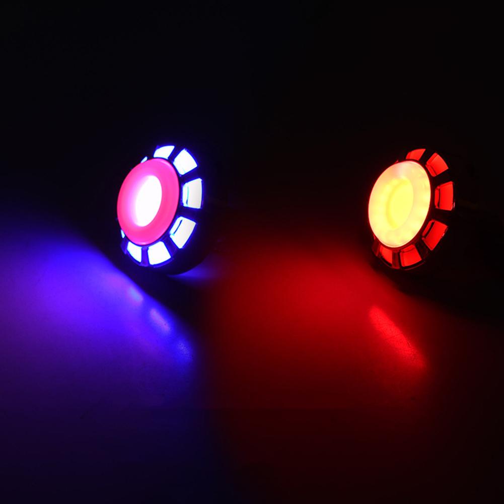 Universal Motorcycle Equipments Warning Lamp Angel Eye Brake Accessories Tail Moto Motorbike Rear Led Rgb Light Flashing R8u7