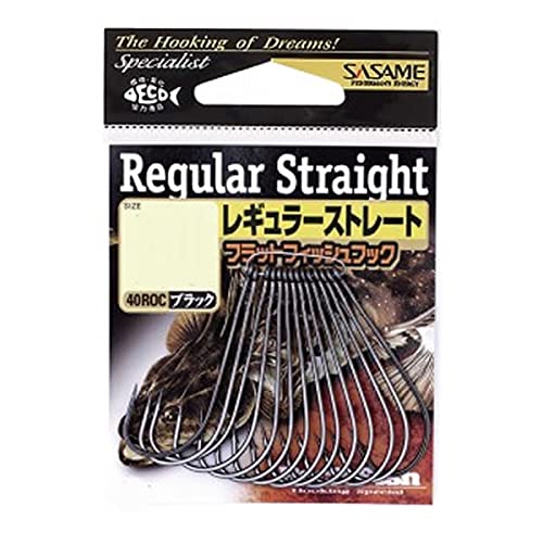 SASAME 40ROC Flat Fish Hook Regular Straight #2/0 2/0 issue