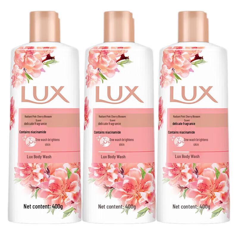 LUX Pink Cherry Blossom Fragrant Shower Milk