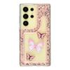 For Samsung Galaxy S23 Ultra Case DIY Butterfly Glitter Epoxy Soft TPU Phone Back Cover