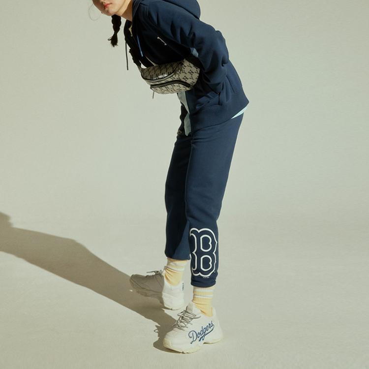 New MLB Knitted Sports Pants Unisex Blue 31TP03111-43N