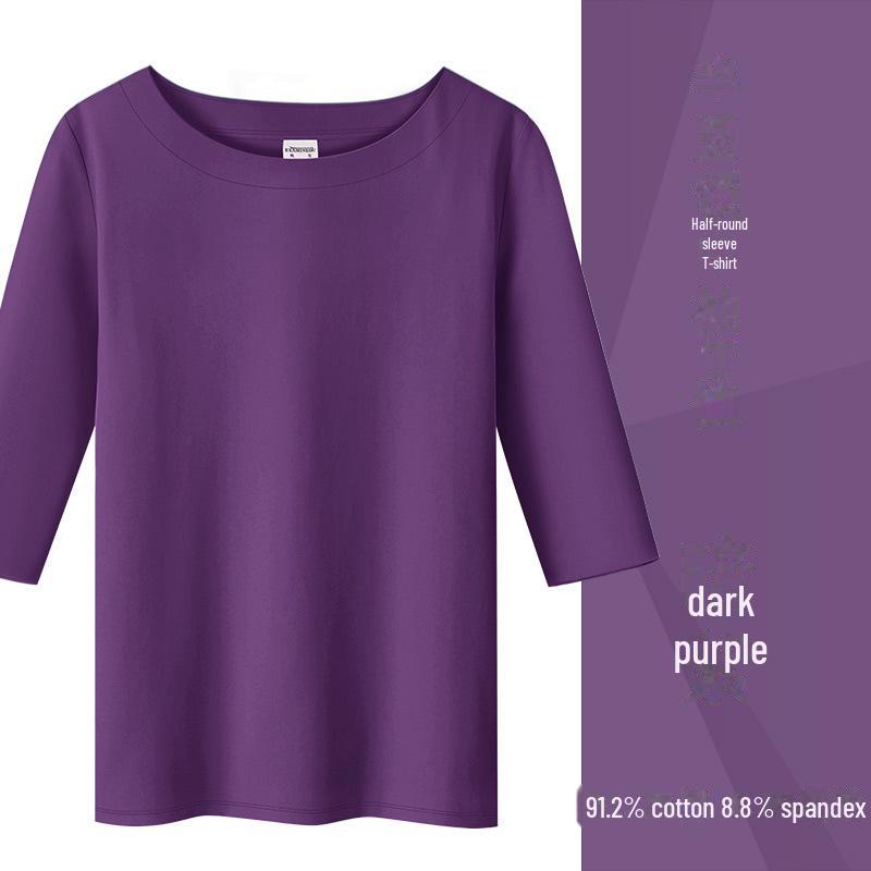 Women's Slim Fit Half-Sleeve T-Shirts - Perfect for Spring & Autumn, Ideal As Innerwear.