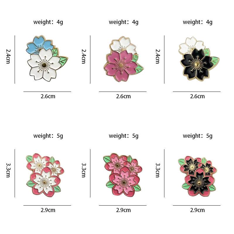 Elegant Colorful Flower Metal Brooch for Ladies - Drip Oil Alloy Corsage, Backpack Decoration & Clothing Accessory