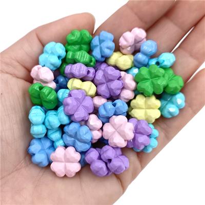 Akrylowe Kolory Cukierkowe Do Tworzenia Biżuterii Bransoletka Naszyjnik Akcesoria Elementy Biżuterii Luźne Koraliki 10 Sztuk Urocze Koraliki Kwiatowe DIY