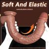 Realistic Long Dildo with Strong Suction Cup – Soft PVC G-Spot Stimulator, Strap-On Compatible, Adult Sex Toy for Women & Couples