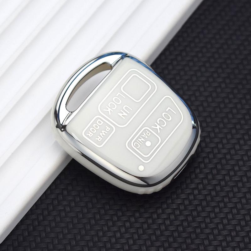 New TPU Car Key Fob Cover Case for Toyota Avensis Yaris Camry 30 RAV4 Land Cruiser 120 Prado Corolla Land Cruiser for Lexus RX 330 Is200