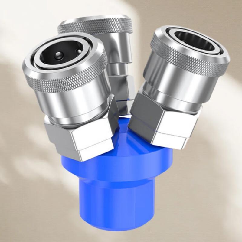 Ouyin C-Type Self-Locking Three-Way Air Quick Connector