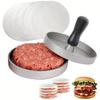 Hamburger Patty Maschine Heimküche Burger Fleischpresse Herstellung Runde Patty-Presseform Kreativer Frühstücks-Patty-Hersteller Aluminium Bur