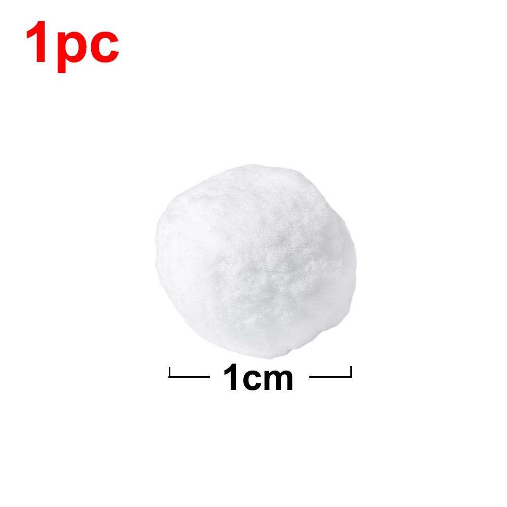 Christmas Snowballs White Fur Pompom Hairballs For Xmas Tree Pendant Kids Toy Balls Indoor Outdoor Toys Party Decoration Props