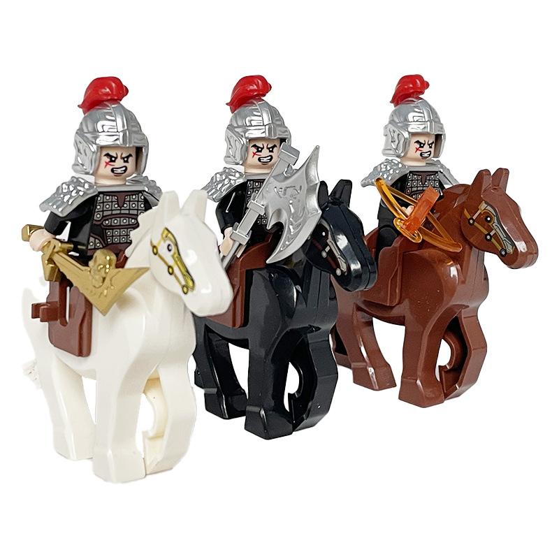 Three Kingdoms Xiaoxia Series Ancient Chinese Generals And Soldiers Doll Children'S Assembled Building Block Toy