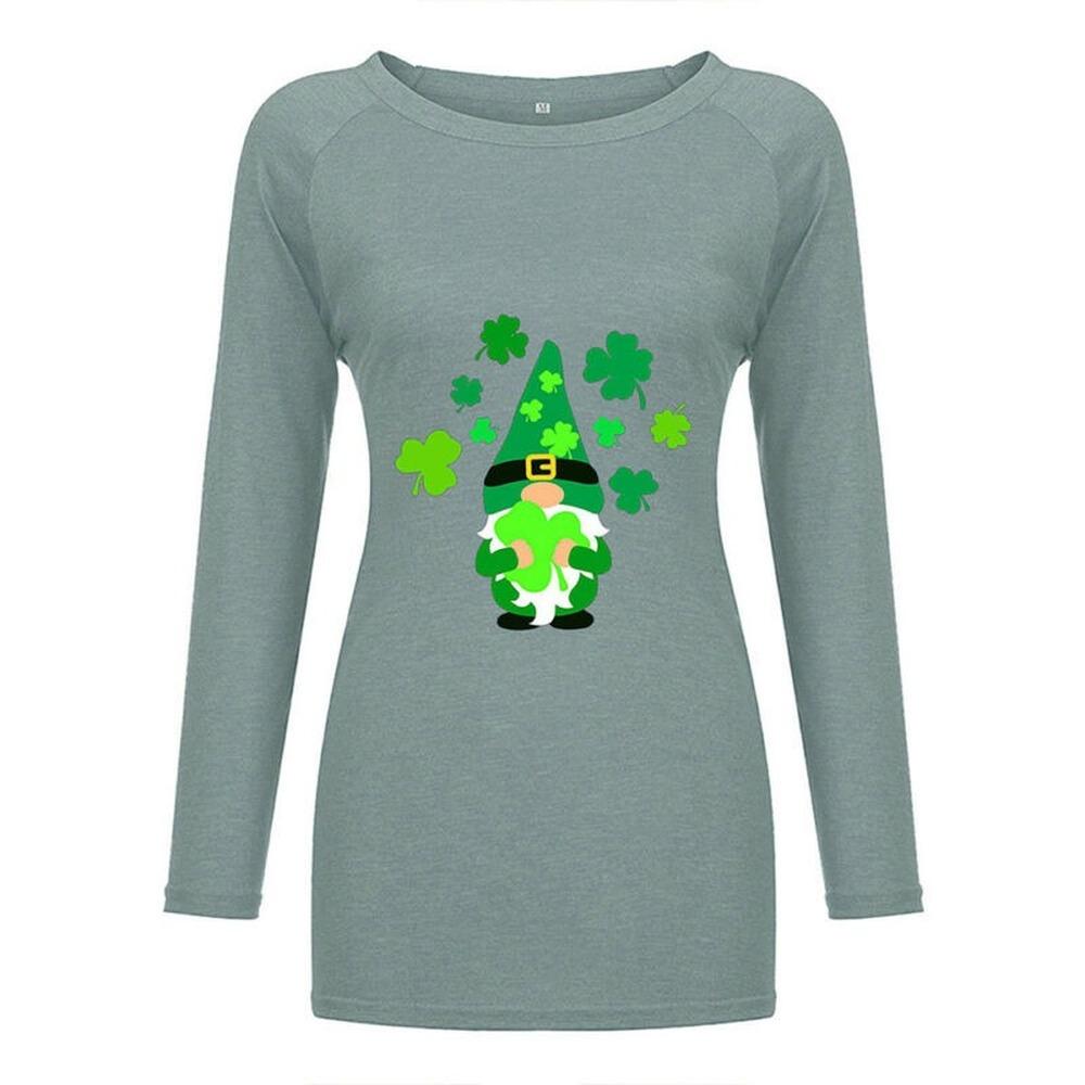 Buy Shamrock Clover Elf Printed T Shirt 
