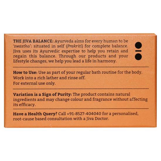 Jiva Almond Scrub Soap - For Glowing Healthy Skin - Pack of 4