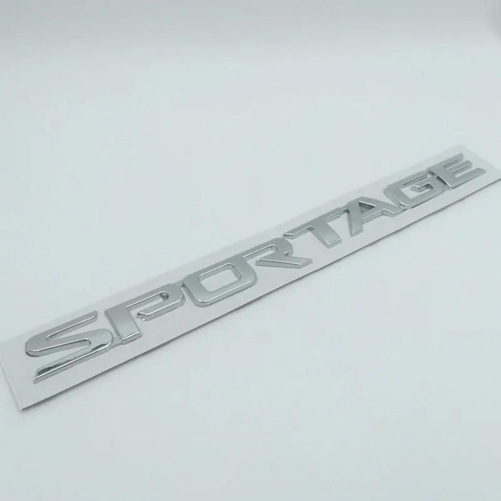 1 Stück SPORTAGE Letter Badge Aufkleber Heckklappen Emblem Decal Hochwertiges Automobil Außen Zubehör