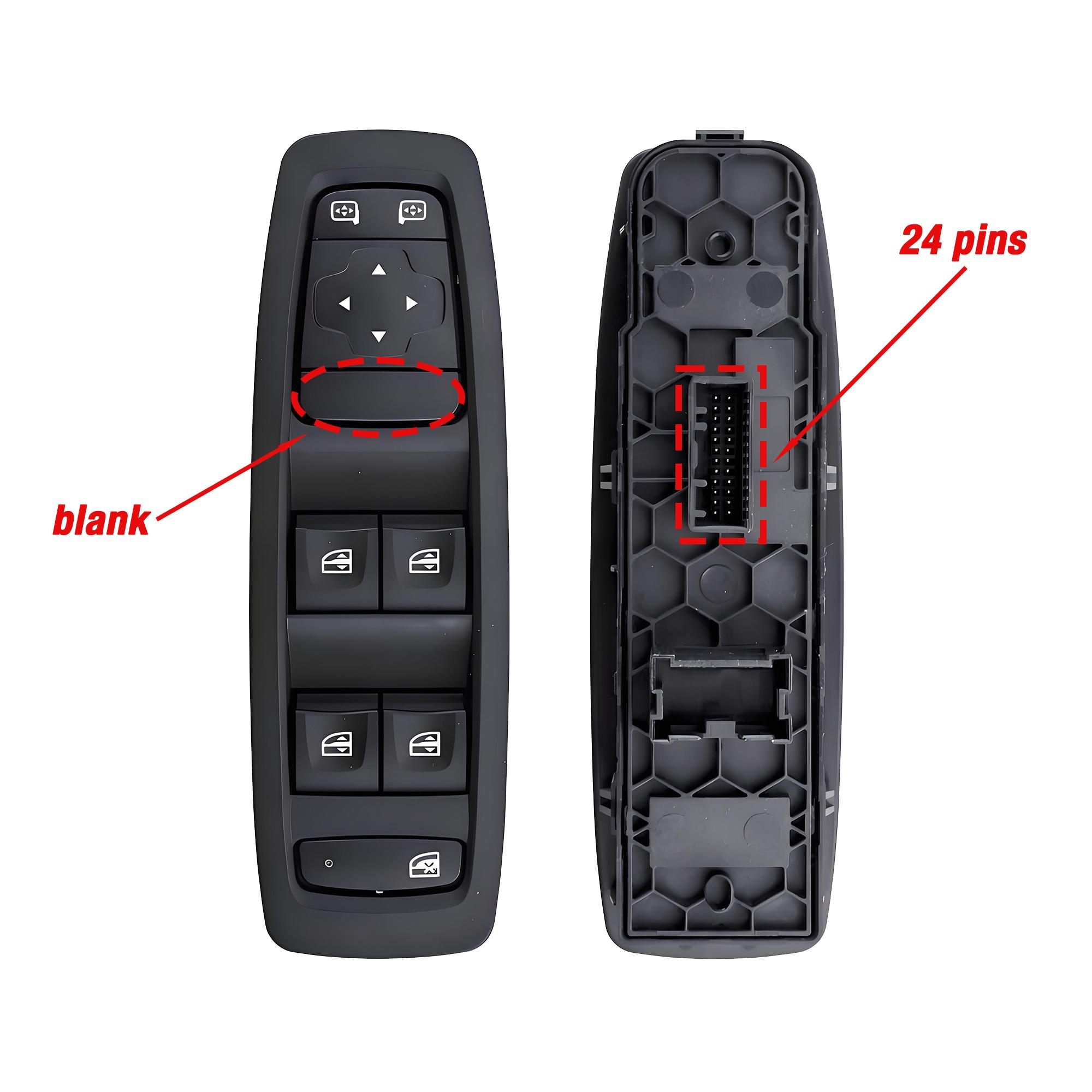254015253R For Renault Megane IV Talisman Scenic 2016-,Front Left Driver Side Master Power Window Control Switch Button without auto