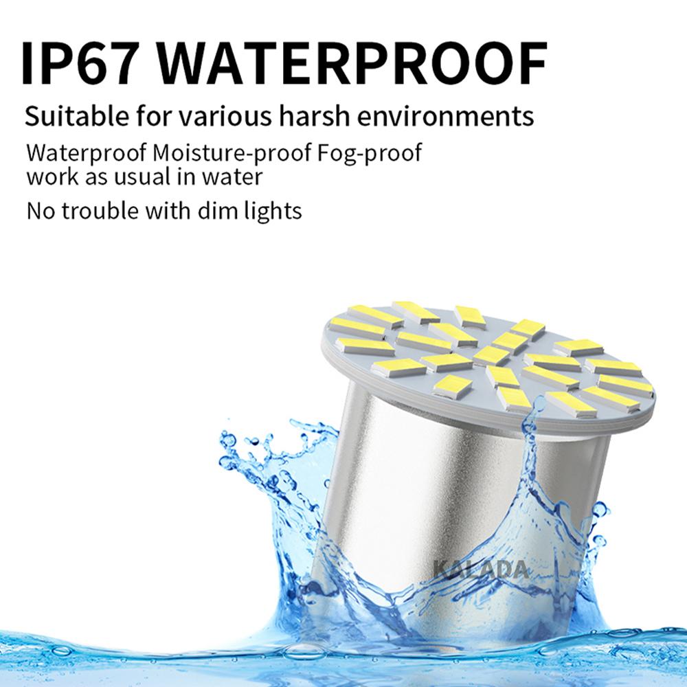 10pcs 24V LED Car Light 1156 BA15S 1157 BAY15D Lighting 22*3014SMD For Truck BUS DRL Daytime Running Bulb Tail Signal Lamp WhiteTurn Signal 2