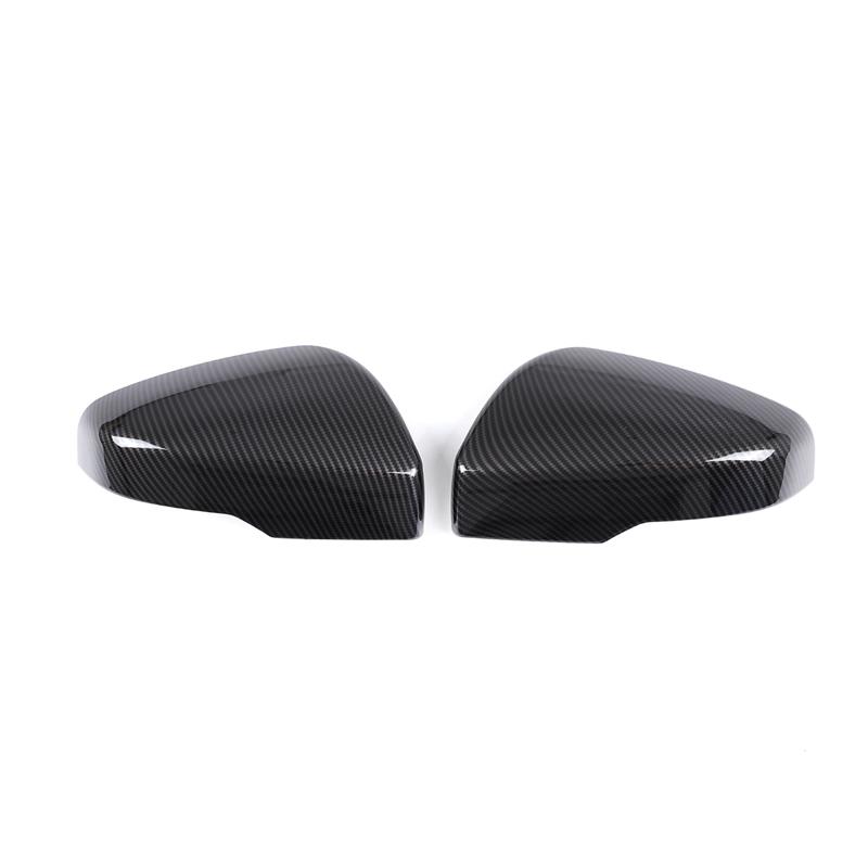 For Subaru Forester Outback Legacy XV 2019+ ABS Carbon Fiber Side Door Rearview Mirror Cover Trims Auto Car Styling Accessories
