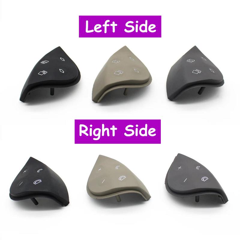 Car Interior Multifunction Steering Wheel Switch Control Button Keys Trim Cover For Mercedes Benz E Class W211 E320 E350 E550