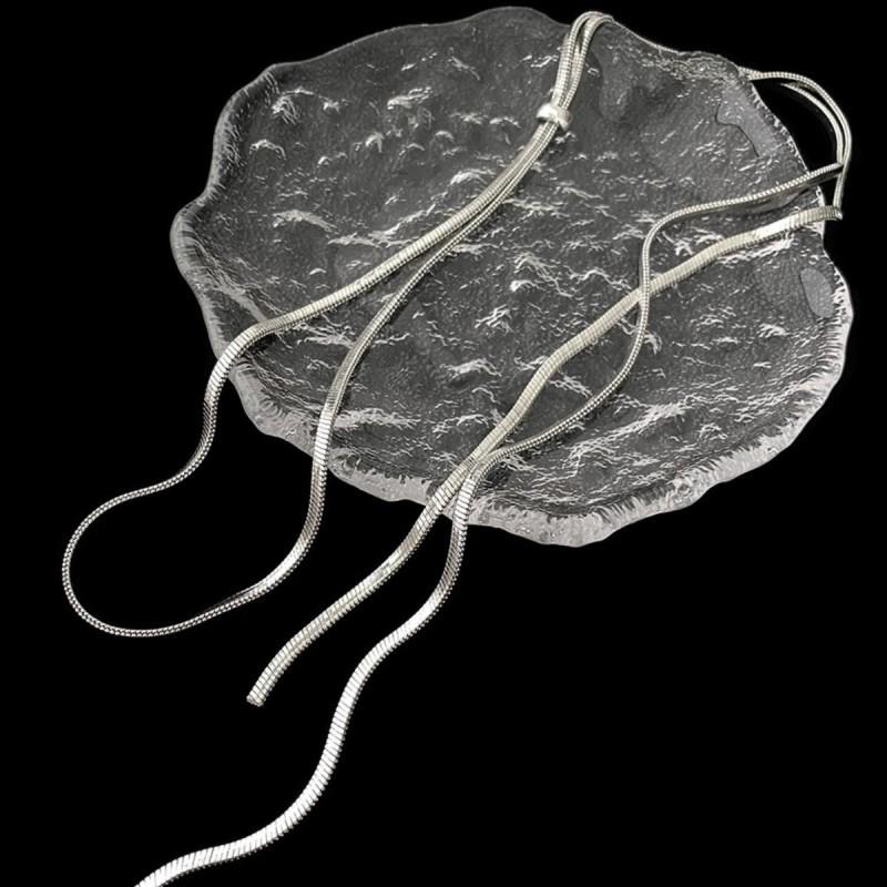 

Многослойное европейское и американское массивное колье-цепочка «змейка» для женщин