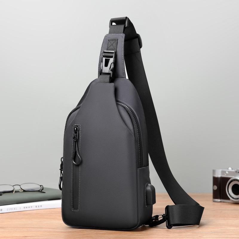 Breast bag Men's messenger bag Casual Oxford cloth bag Backpack shoulder bag Men's bag Chest bag Tide bag