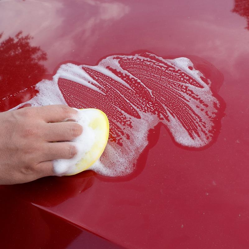 30pcs Car Waxing Sponges Circular Edge Pressing Car Waxing Polishing Cleaning Tool Car Waxing Polish Foam Sponge Applicator Pads