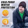[BOBILIFE] Winter Warm Skull Cap - Windproof and Warm, Suitable for Outdoor Activities and Wearing Under a Helmet (Red)