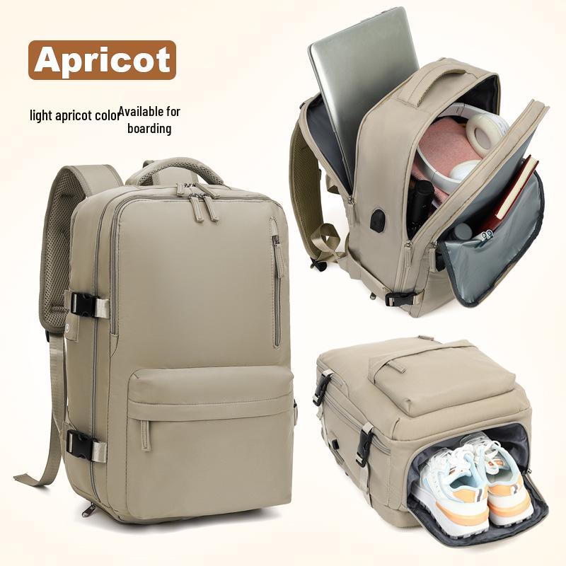 Girls' Extra Large Multifunctional Backpack with Wet/Dry Separation - Nylon, Waterproof, Ideal for Short Trips & School