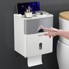 Toilet Tissue Box Waterproof Punch-free Toilet Paper Toilet Paper Rack Toilet Wall-mounted Paper Box Paper Roll