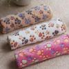 Hiver Nouveau Pratique 3 Couleurs Mignon Floral Animal de Compagnie Dort Chaud Empreinte de Patte Chien Chat Chiot Polaire Doux Couverture pour Chien Matelas pour Animal de Compagnie Chien