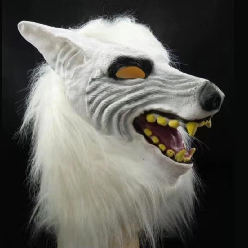 Holloween Horror Mask Party Cosplay Werewolf Costume Dress Up Mask Wolf Head Mask And Claws Animal Dress Up Props