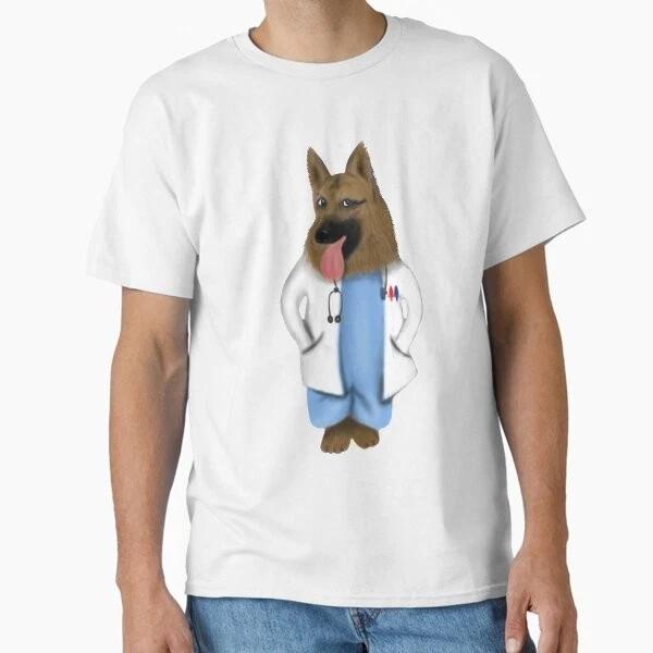 Dog Doctor Funny Dog Doc Design Classic TShirt Made In UsaAus TShirt S2xl S