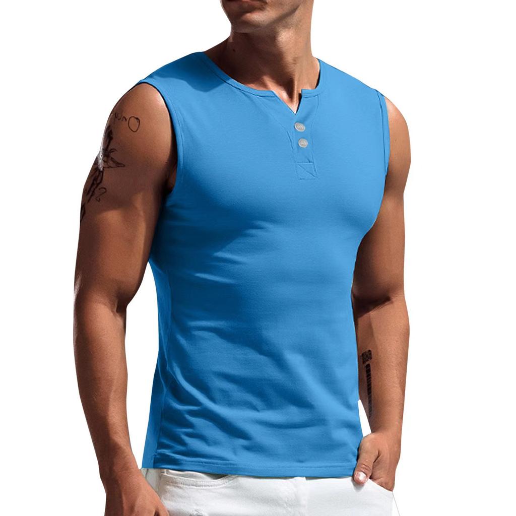 Men's Summer Surfing Beach Tank Top Casual Sleeveless Top Loose Tank Top