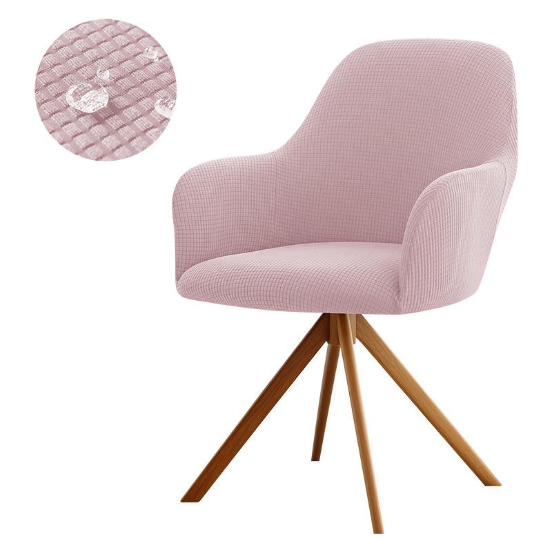 Waterproof Cubic Lattice Velvet High Armrest Chair Cover Soft Household Four-Season Chair Cover Elastic Cover