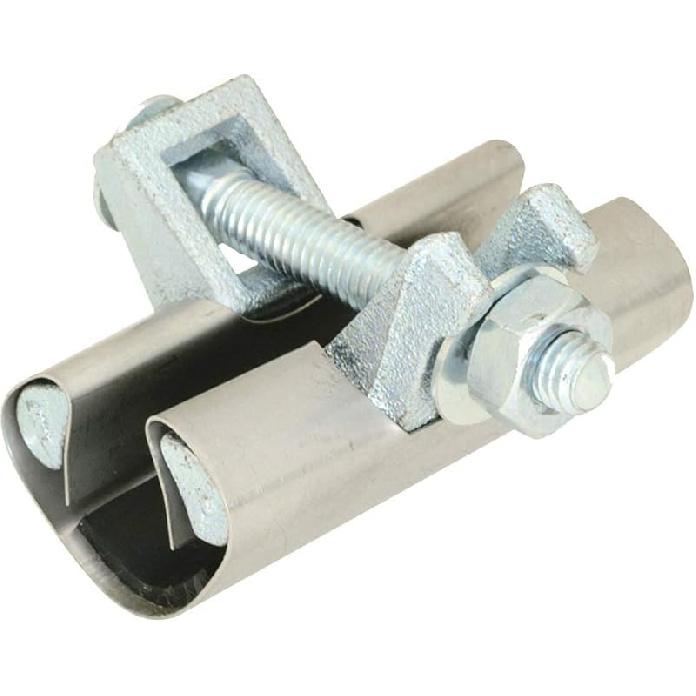 Eastman 3/4 Inch IPS Pipe Repair Clamp, 3 Inch Length, Stainless Steel, 45183