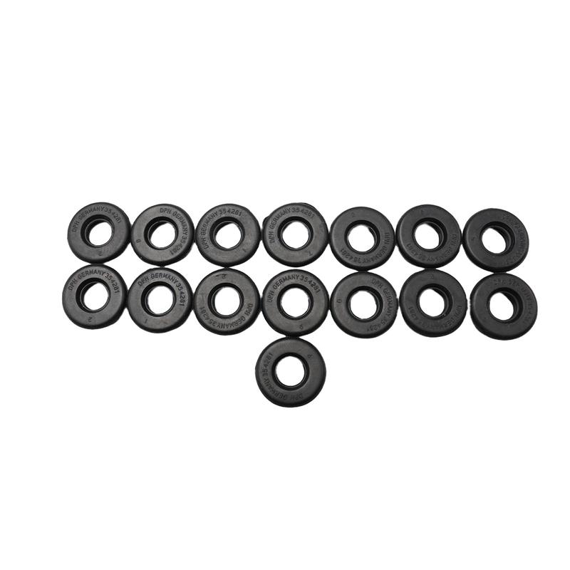 15 Pcs Car Engine Valve Cover Gasket Car Engine Screw Seal Rubber Gasket 11121437395 Fit For BMW E36 E46 E39 730I 735I 740I