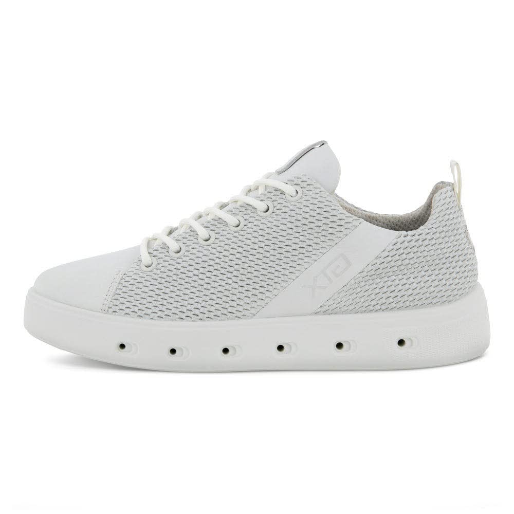 ECCO Women's Street 720 Waterproof Sneakers, White, Size 23.5 cm, 3E