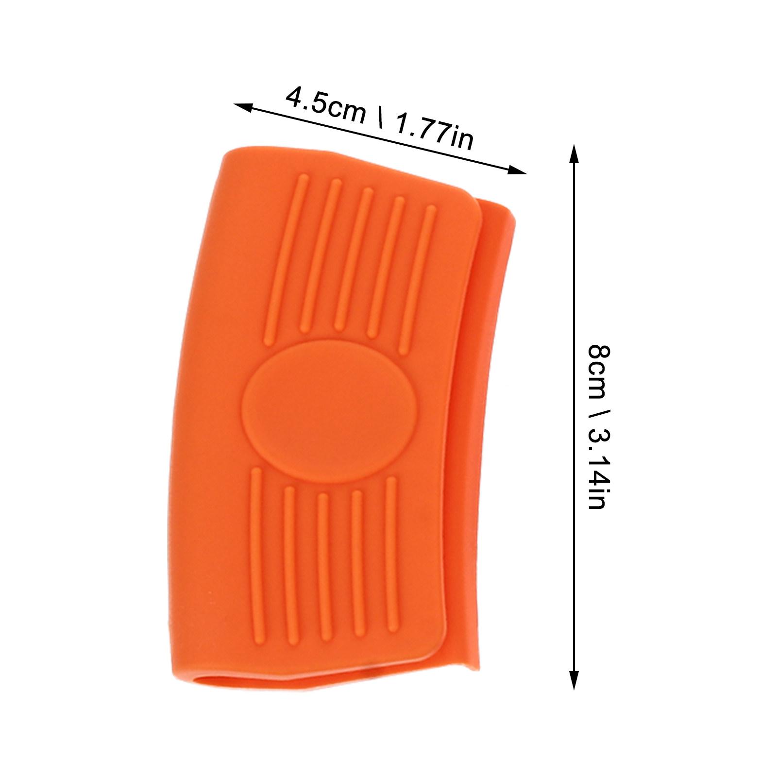 4Pair Pot Grip Silicone Assist Handle Holder Hot Handle Sleeve Heat Insulated Cover for Pan Oven Tray Protection