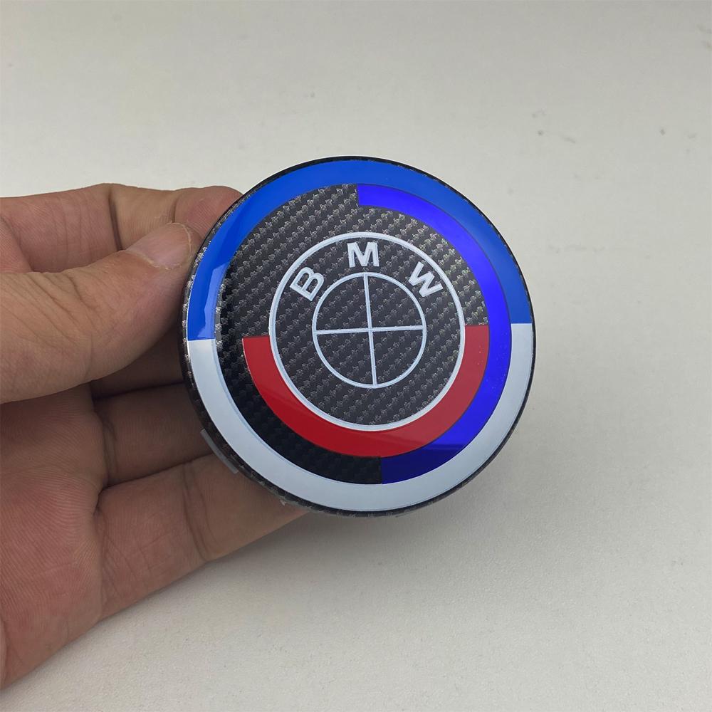 ta30-4Pcs 56/68mm Wheel Center Caps Emblem Badge For BMW 50th Anniversary E90 E60 F10 F20 G20 G30 E53 E85 E70 E84 F48 1/3/5/7 Series