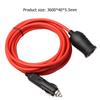 12V 24V 10A Car Accessory Cigarette Lighter Socket Extension Line Cord Cable 12ft Red Cigarette Lighter Plug Male-To-Female